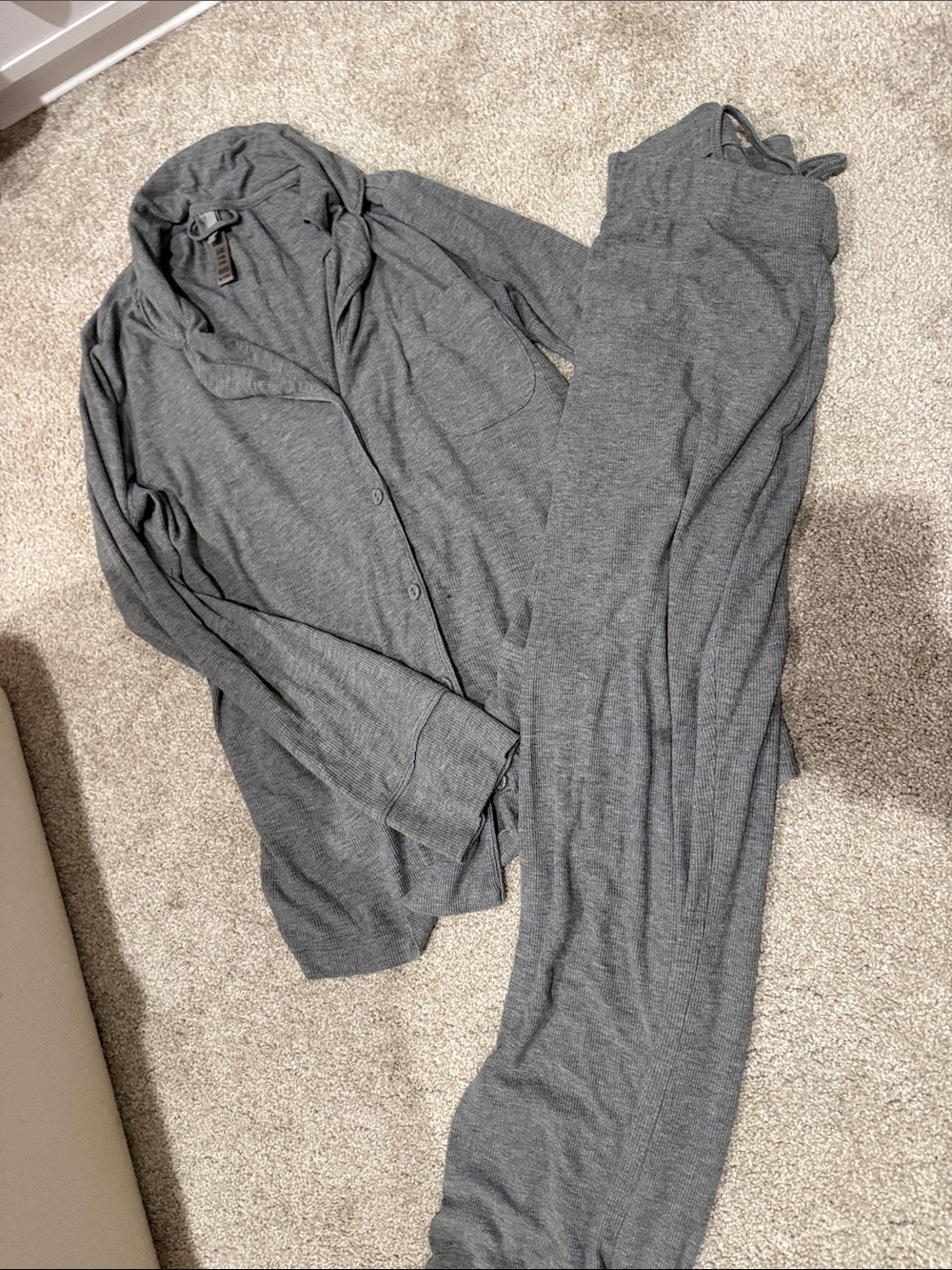 Skims Soft Lounge Pj’s XS Grey